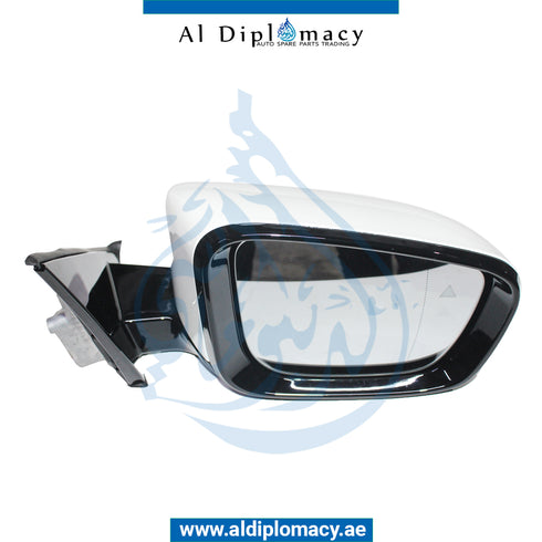 Left Mirror, CAMERA Type, WITH BLIND Spot, COMPLETE for BMW 3 Series G20 (2018-2022) models, Part Number T-51169854777-CO-CN