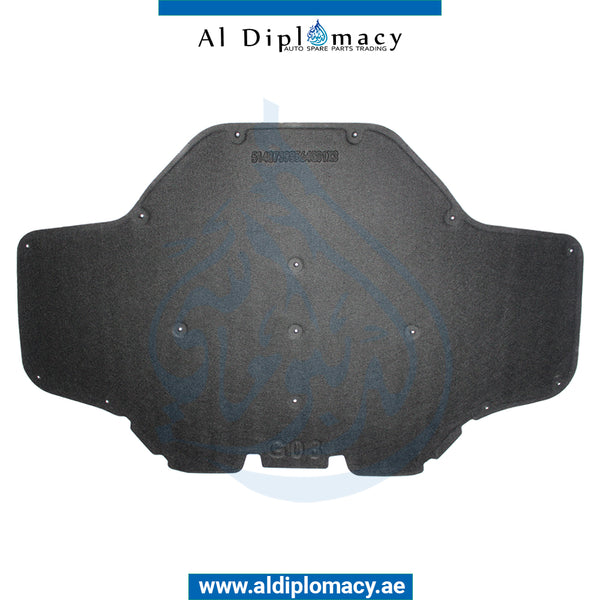 HOOD INSULATION PAD for BMW X3 Series F97 (2019-2021) models, Part Number T-51487395564-CN