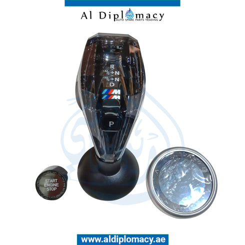 GEAR SHIFTER Knob, M Look, WITH Controller, SET for BMW 5 Series G01 (2017-2021) models, Part Number T-BMW GEAR KNOB M LOOK (G SERIES)-SET
