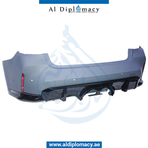 Front Rear G20-g80 M3 WIDE BODYKIT MIDDLE EXHAUST LOOK Complete. Bumper, Bumper, Hood, Fender, Headlight, SIDE Skirt, AND EXHAUST for BMW 3 Series G20 (2018-2022) models