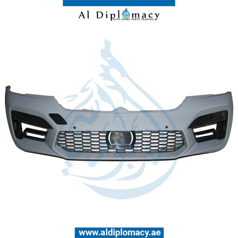 Front Bumper, WITH SENSOR AND WIPER Hole, M5 Style, COMPLETE for BMW 5 Series G30 (2020-2023) models