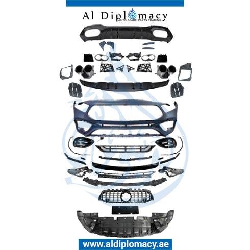 W177 A45 HATCH BACK UPGRADE TO A45 AMG 2019 BODY KIT COMPLETE for Mercedes-Benz A Class W177 (2018-2020) models, Part Number T-W177-A45 HATCH BACK BODYKIT-CO