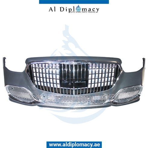 Front Rear W213 MAYBACH Bodykit, UPGRADE FROM 2016-up TO 2020 Look. Bumper, Bumper, Headlight, Stoplight, TURNK Lid, AND EXHAUST for Mercedes-Benz E Class W213 (2017-2023) models