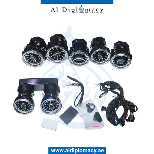 A/C Grille, WITH LIGHT for Mercedes-Benz GLC Class W253 (2015-2022) models, Part Number T-W253 A/C VENT WITH LIGHT