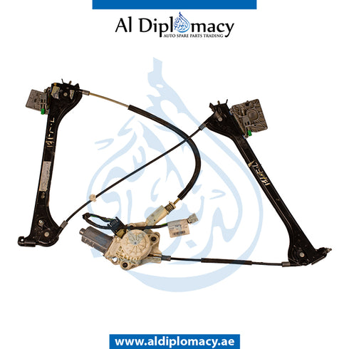 Front Left DOOR WINDOW Lifter, WITH MOTOR for Mercedes-Benz SLK Class W171 (2004-2011) models, Part Number UN-1717200146-W/MOTOR