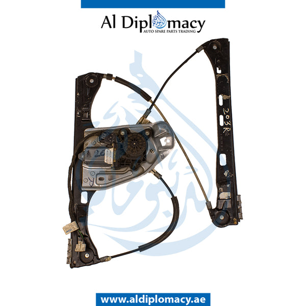 Front Right DOOR WINDOW Lifter, WITH MOTOR for Mercedes-Benz C Class W203 (2001-2007) models, Part Number UN-2037201646-W/MOTOR