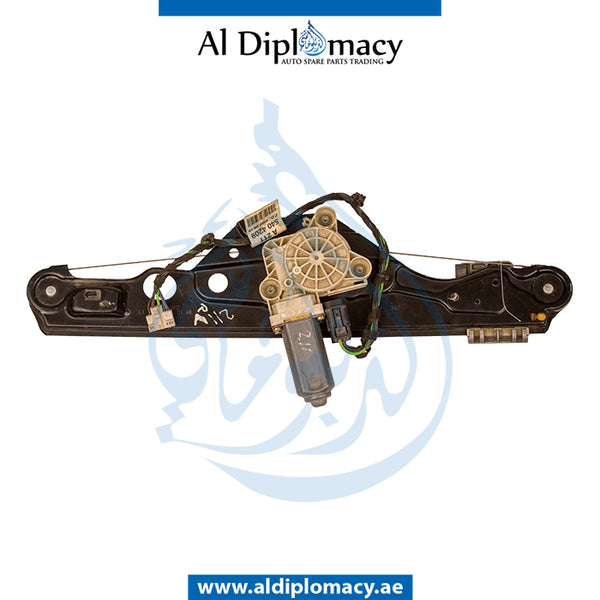 Rear Left DOOR WINDOW Lifter, WITH MOTOR for Mercedes-Benz E Class W211 (2002-2009) models, Part Number UN-2117300346-W/MOTOR