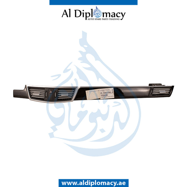 A/C Panel, BLACK for Mercedes-Benz E Class W212 (2009-2016) models, Part Number UN-212ACG+PANEL-BK