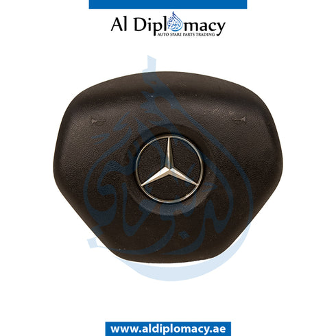 STEERING WHEEL Airbag, BLACK for Mercedes-Benz CLS Class W218 (2011-2018) models, Part Number UN-2188603029-BK