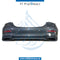 Rear Bumper, WITH SENSOR Hole, COMPLETE for Mercedes-Benz C Class W206 (2022) models, Part Number UN-2068850703-CO