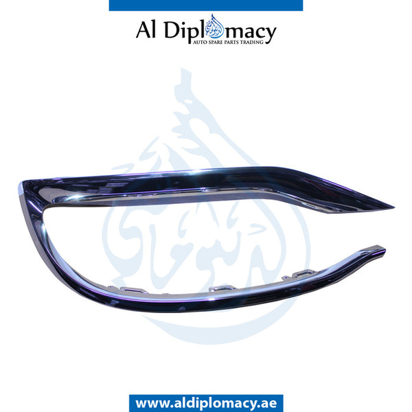 Front Left BUMPER CHROME MOLDING for Mercedes-Benz S Class W222 (2014-2020) models, Part Number A2228854500