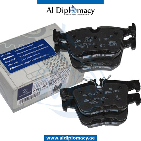 Rear BRAKE PAD for C Class 2015-2021 models, Part Number A0004203602