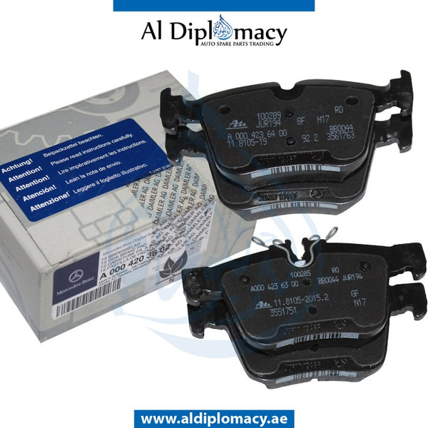 Rear BRAKE PAD for C Class 2015-2021 models, Part Number A0004203602