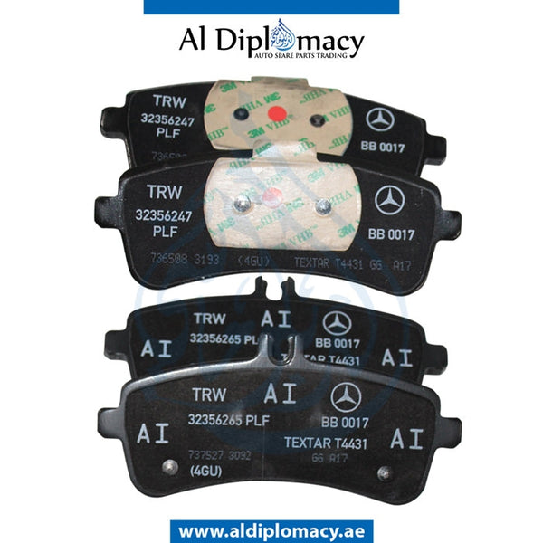 Rear BRAKE PAD for C Class 2015-2021 models, Part Number A0004203700