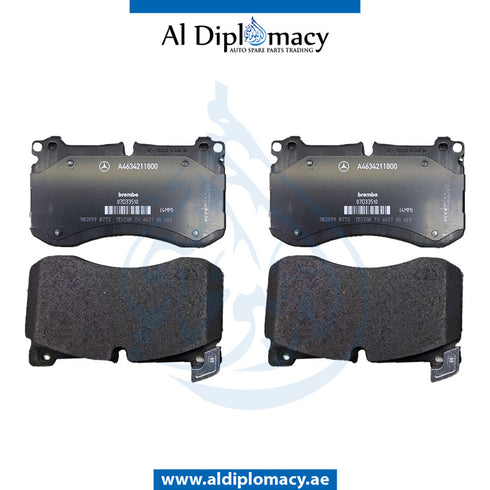 Front BRAKE PAD for GLS Class 2019 models, Part Number A0004205002