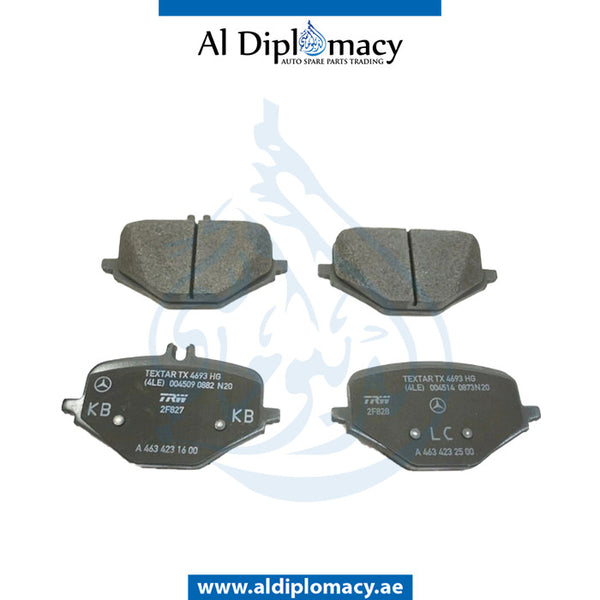 Rear BRAKE PAD for G Class 1992-2022 models, Part Number A0004205202 39