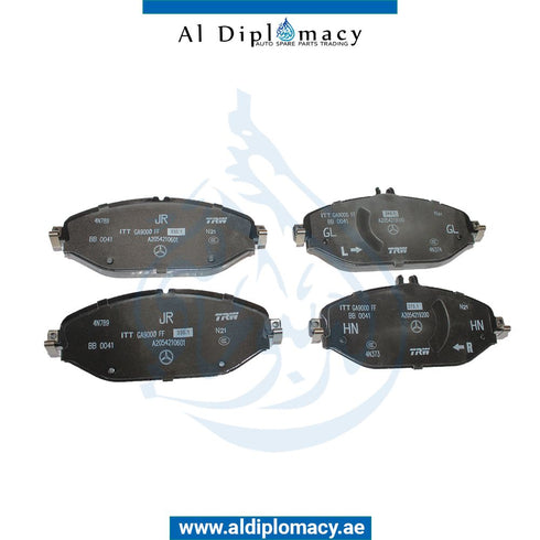 Front BRAKE PAD for E Class 2015-2021 models, Part Number A0004209803