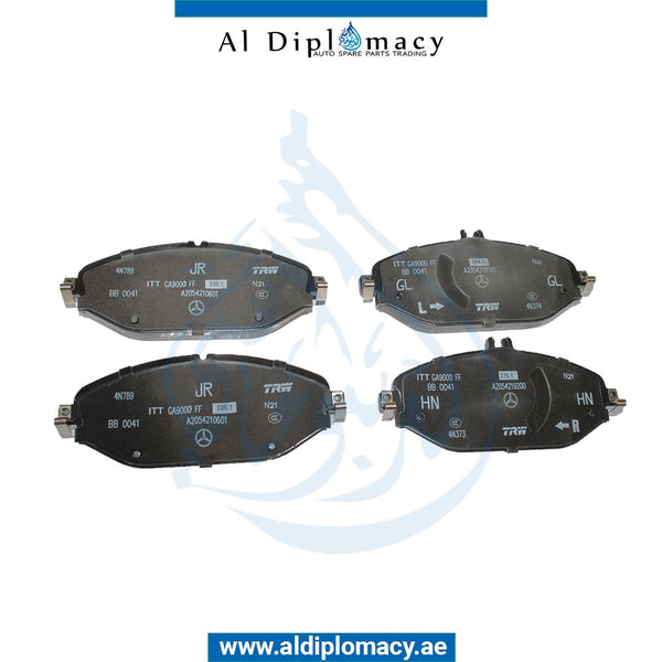 Front BRAKE PAD for E Class 2015-2021 models, Part Number A0004209803