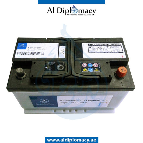 STARTER BATTERY 12V 84AH for E Class 2009-2016 models, Part Number A0009823208