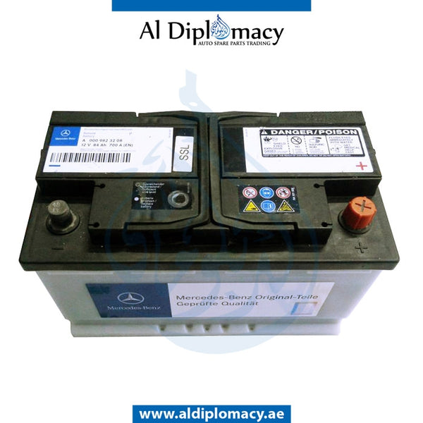 STARTER BATTERY 12V 84AH for E Class 2009-2016 models, Part Number A0009823208