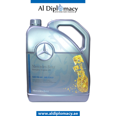 ENGINE OIL 5W40 5.l, Part Number A0009895204 13FIFW