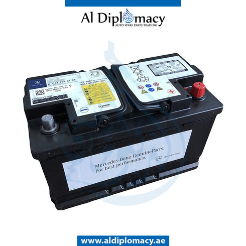 STARTER BATTERY 80AH for A Class 2012-2018 models, Part Number A0019828108 26