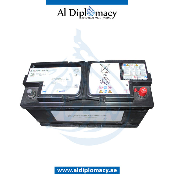 STARTER BATTERY 105AH for S Class 2015-2021 models, Part Number A0009821808 26