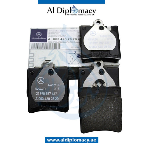 Rear BRAKE PAD for Mercedes-Benz C Class C209 (2002-2010) models, Part Number A0034202820