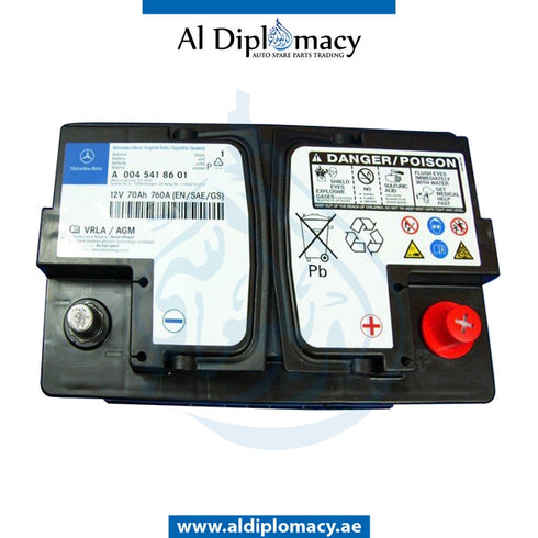 STARTER BATTERY12V 70 AH for Mercedes-Benz CLA Class C197 (2010-2015) models