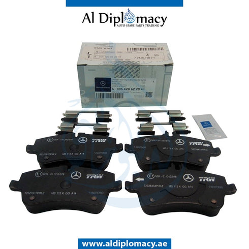 Front BRAKE PAD for Mercedes-Benz C Class W203 (2001-2007) models, Part Number A0054206220