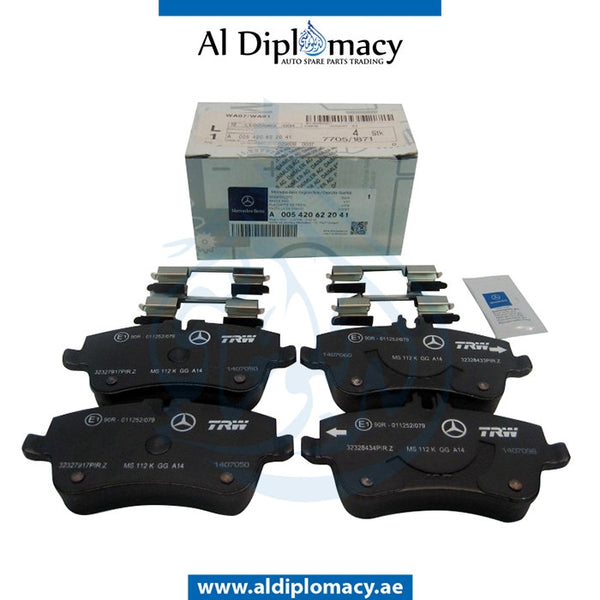 Front BRAKE PAD for Mercedes-Benz C Class W203 (2001-2007) models, Part Number A0054206220