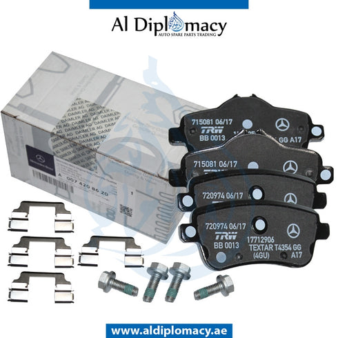 Rear BRAKE PAD for Mercedes-Benz M Class C292 (2015-2020) models, Part Number A0074208620