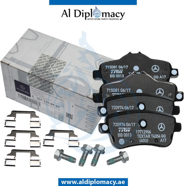 Rear BRAKE PAD for Mercedes-Benz M Class C292 (2015-2020) models, Part Number A0074208620