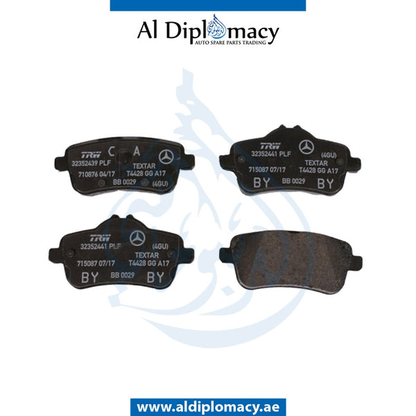 Rear BRAKE PAD for Mercedes-Benz SLK Class W117 (2013-2022) models, Part Number A0074209020