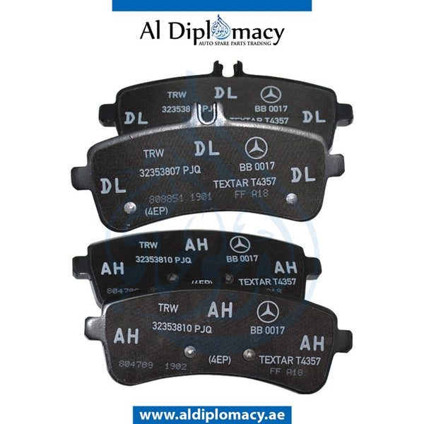 Rear BRAKE PAD for Mercedes-Benz S Class C217 (2015-2021) models, Part Number A0084201120