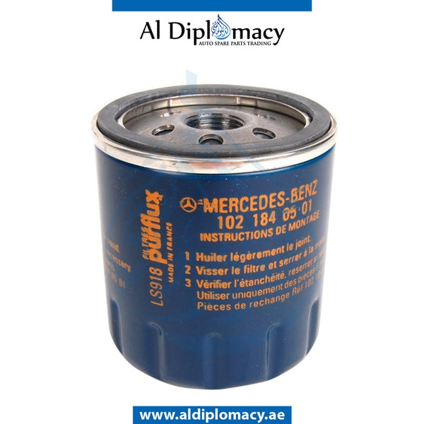 ENGINE OIL FILTER for Mercedes-Benz E Class W124 (1986-1995) models, Part Number A1021840501