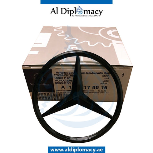 TRUNK LID MERCEDES STAR for Mercedes-Benz CLA Class W117 (2013-2022) models, Part Number A1178170016