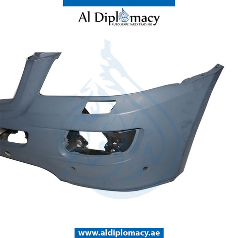 Front Bumper, WITH SENSOR AND WIPER HOLE for Mercedes-Benz M Class W164 (2006-2011) models, Part Number A1648804904