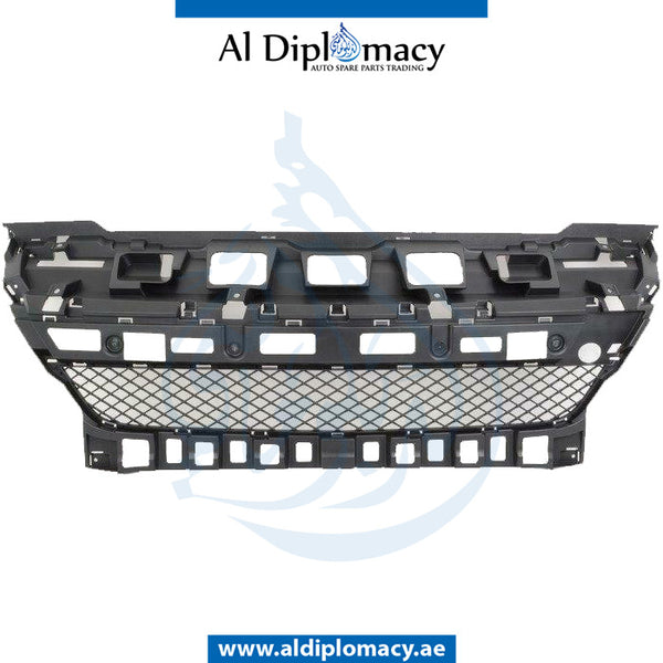 Front Lower BUMPER BASIC Carrier, WITH CENTER GRILLE for Mercedes-Benz GL Class X164 (2006-2012) models, Part Number A1648852465
