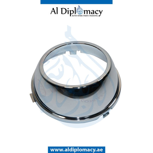 Left FOG LAMP Cover, CHROME for Mercedes-Benz M Class W164 (2006-2011) models, Part Number A1648852723