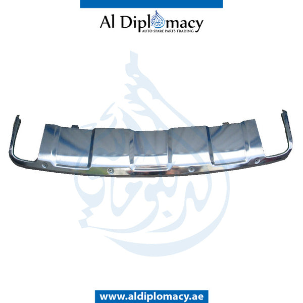 Rear BUMPER DIFFUSER CHROME COVER for Mercedes-Benz M Class W164 (2006-2011) models, Part Number A1648856523