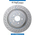 Rear BRAKE DISC for Mercedes-Benz M Class C292 (2015-2020) models, Part Number A1664230512