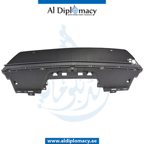 Rear BUMPER COVER Grille, CENTER for Mercedes-Benz GL Class X166 (2013-2019) models, Part Number A1668850753