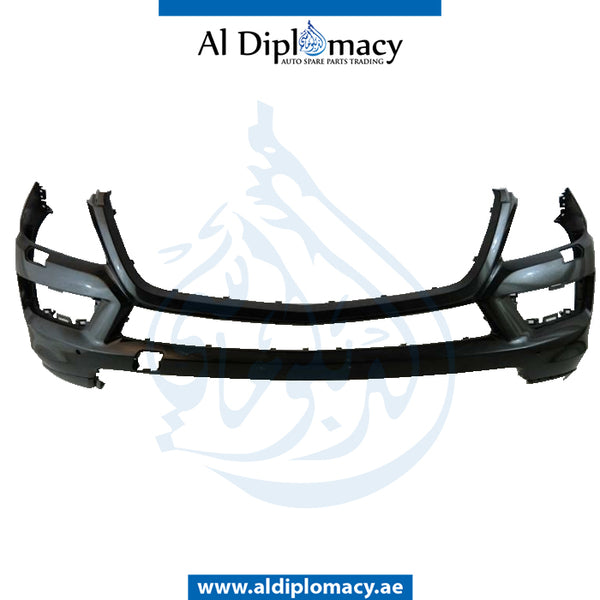Front Bumper, WITH WIPER Hole, NORMAL for Mercedes-Benz GL Class X166 (2013-2019) models, Part Number A1668852725