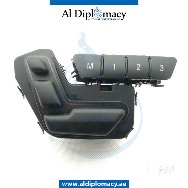 Left SEAT ADJUSTMENT Switch, DOOR for Mercedes-Benz M Class W166 (2011-2019) models, Part Number A1669051803