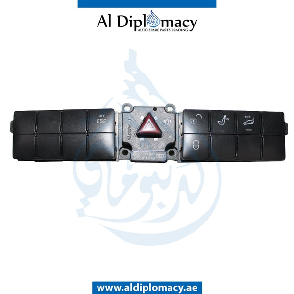 DASHBOARD CONTROL Switch, CENTER for Mercedes-Benz C Class W203 (2001-2007) models, Part Number A2038705110