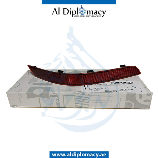 Right Side REFLECTOR, REAR, Mercedes-Benz C Class W204 models by Original Mercedes, Part Number A2048200474