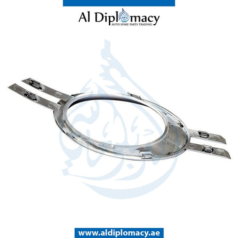 Front Lower BUMPER FOG LAMP GRILLE TRIM RING for Mercedes-Benz C Class W204 (2007-2015) models