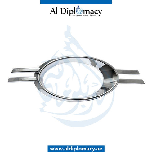 Front Lower BUMPER FOG LAMP GRILLE TRIM RING for Mercedes-Benz C Class W204 (2007-2015) models