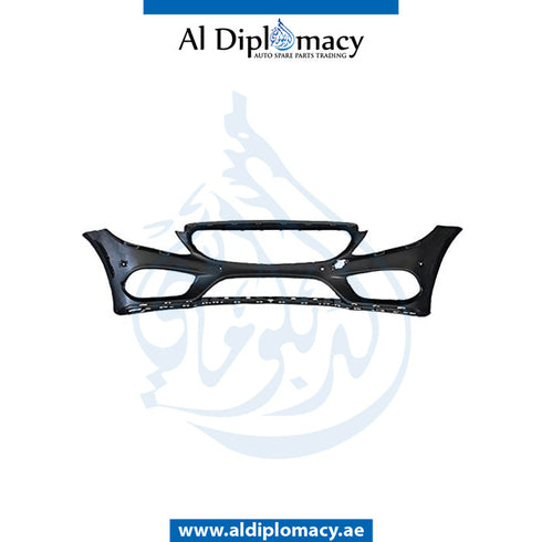 Front Bumper, WITH SENSOR HOLE for Mercedes-Benz C Class W205 (2015-2021) models